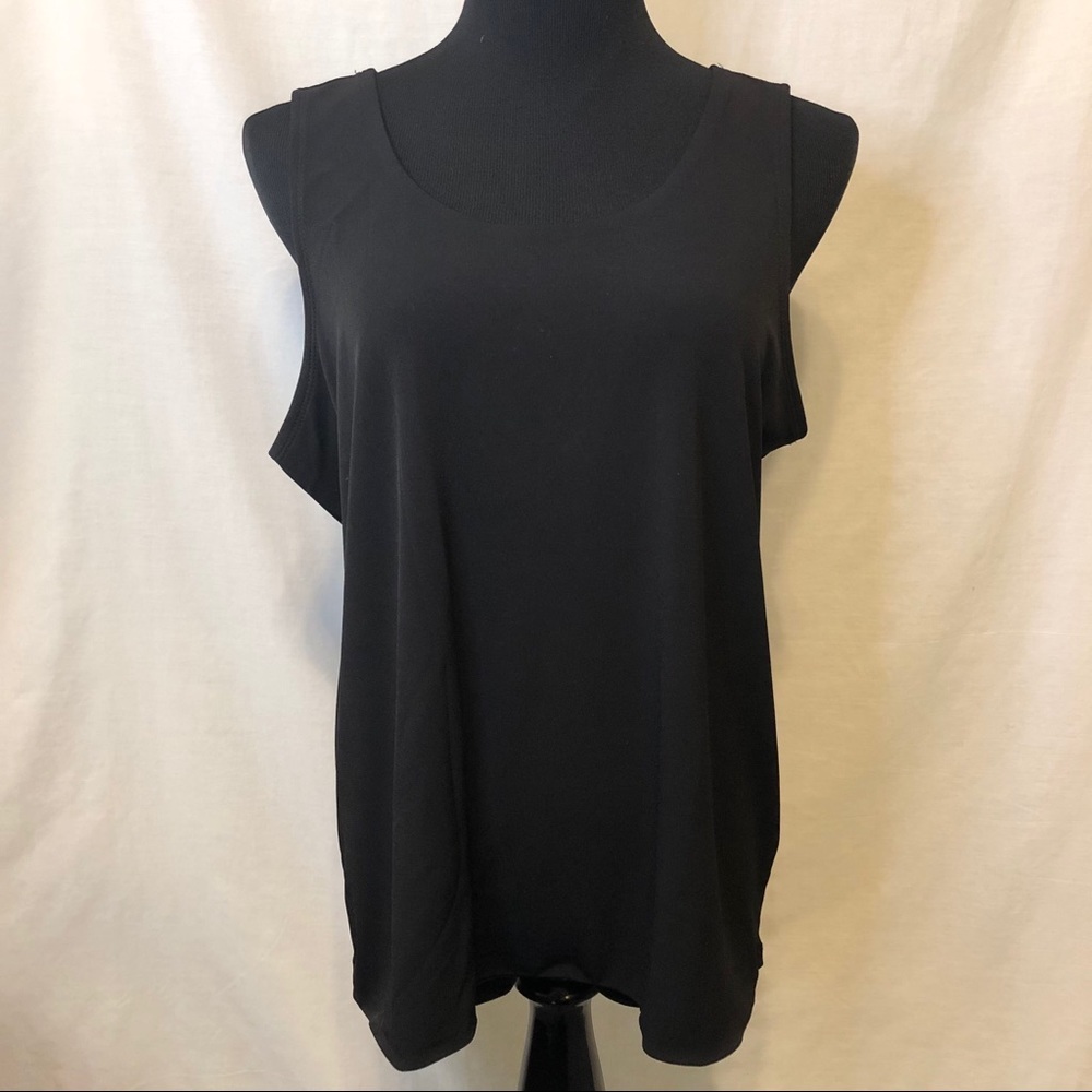 TanJay Black Tank Top Blouse - L